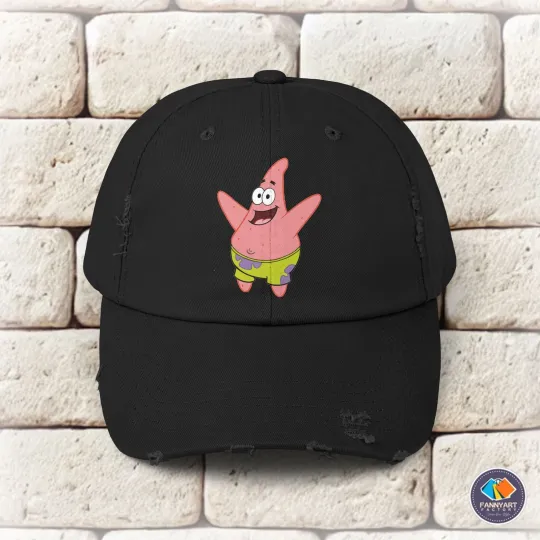 Patrick Star Unisex Distressed Cap