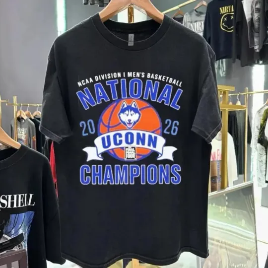 UConn Huskies 2026 NCAA Men’s Basketball National Champions Shirt