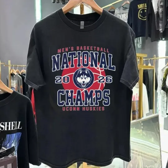 UConn Huskies 2026 NCAA National Championship T Shirt