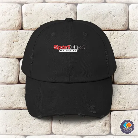 Discover SportClips Franchise Logo Unisex Distressed Cap