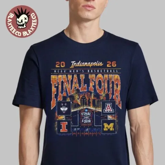 Discover 2026 NCAA Men’s Basketball Final Four Bracket T-Shirt