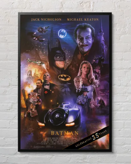 Discover Batman 1989 Movie Poster Premium Matte Vertical