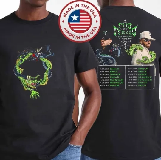 Discover Feid Ferxx 2026 North America Tour Dates El Mano A Mano Del Ano T-Shirt Gift Fan