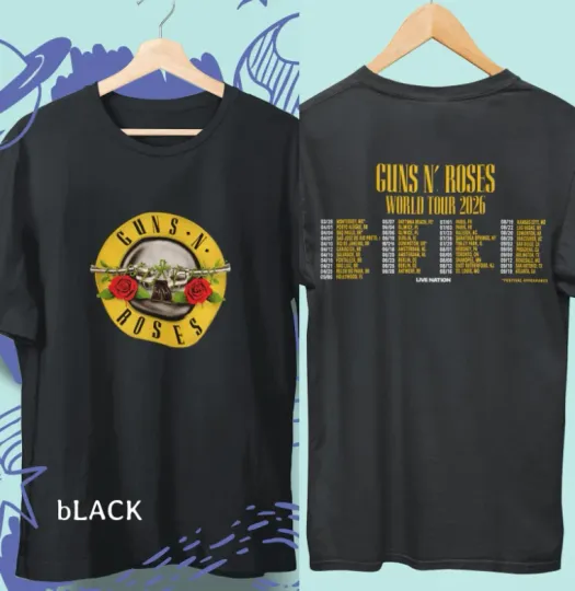Discover GNR 2026 Tour Inspired Merch Tee – Rock music Fan Shirt