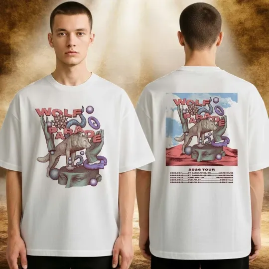 Discover Wolf Parade 2026 Tour Dates And Locations Two Sides Unisex T-Shirt BT2169