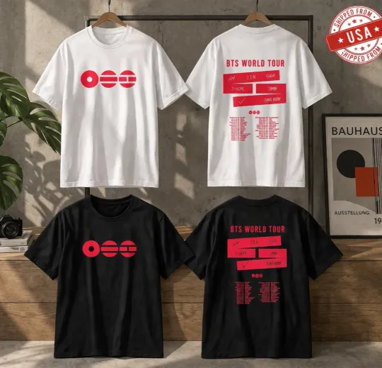 Discover BTS 2026 T-Shirt Concert Merch Arirang World Tour Shirt NEW FAST SHIP