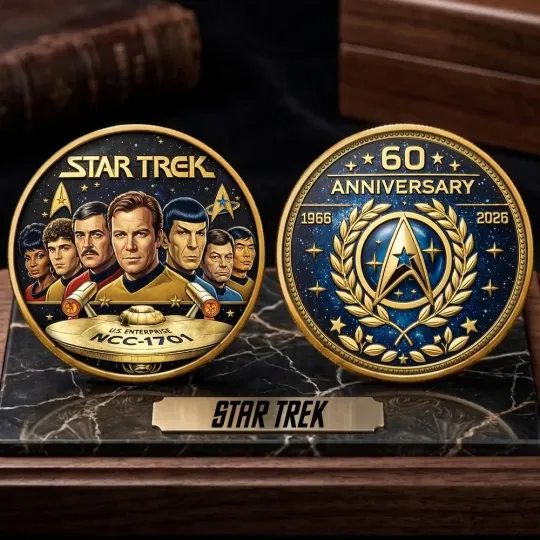 Discover startrek2020 60th Anniversary 2026 Commemorative Coin