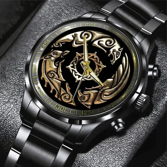 Crimson Desert Alloy Luxury Quartz Watch