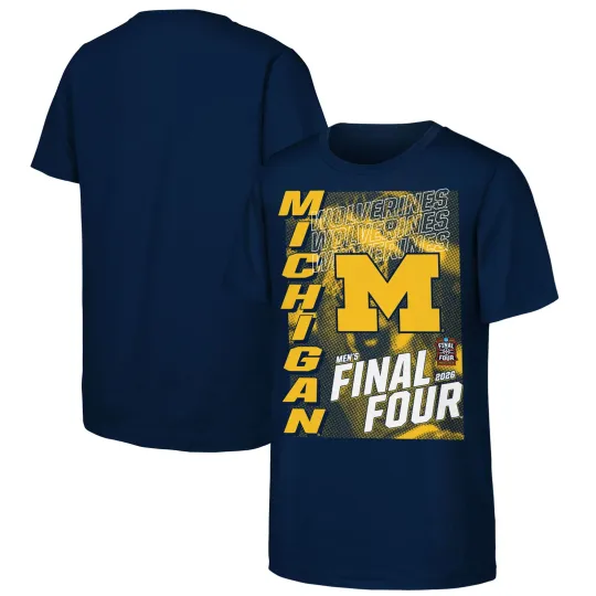 Youth Outerstuff Michigan Wolverines 2026 NCAA Men's Basketball T-Shirt