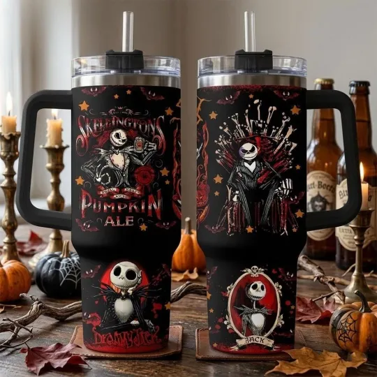 Discover Skellington Pumpkin Ale 40oz Tumbler