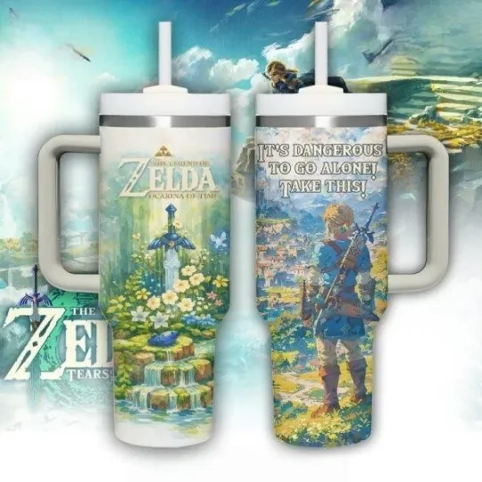 The Legend of Zelda 40th Anniversary 40oz Tumbler