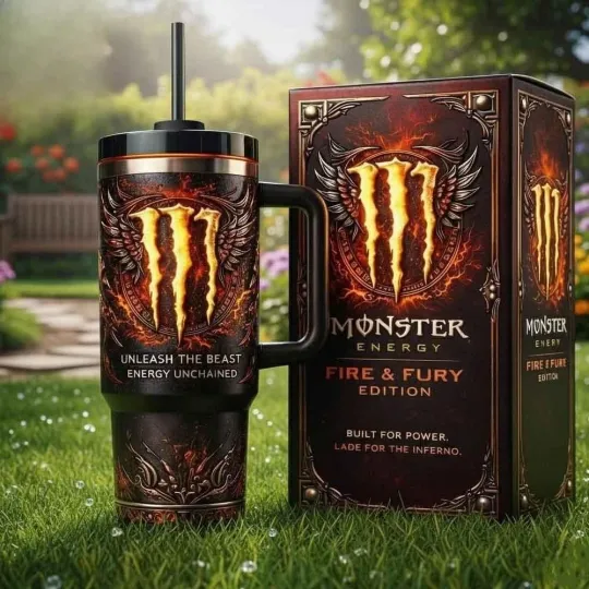Discover Monster Energy Fire Fury Edition Insulated 40 Oz Tumbler