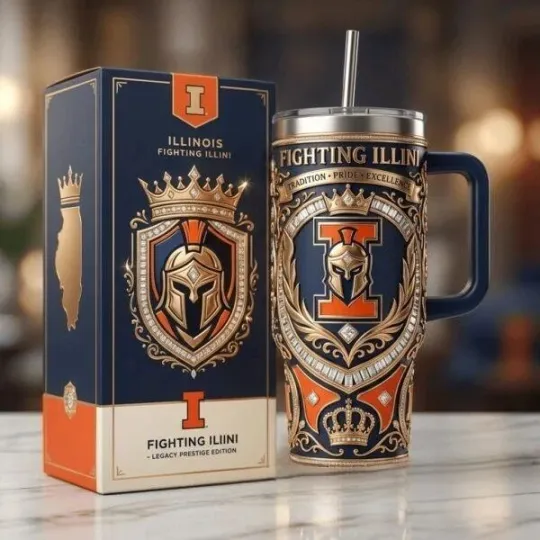 Discover Illinois Fighting Illini Legacy Prestige Edition Tumbler