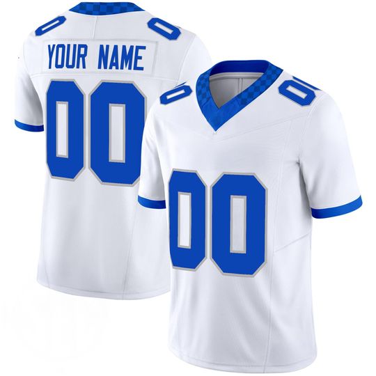 White Red Black College Football Jersey Custom Name Number Personalized Fan Shirt