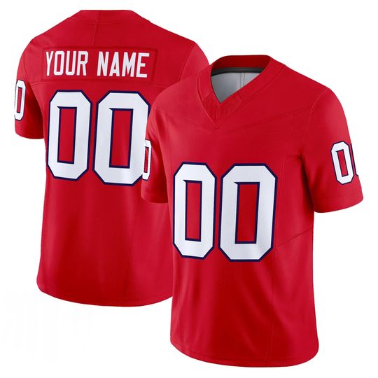 Discover Custom Embroidered Football Jersey, College Style, Personalized Name Number, Game Day Shirt, Fully Stitched Logos