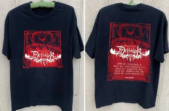 Hot Dethklok Band 2 Sides Announces Spring 2026 US Tour S to 5XL Shirt