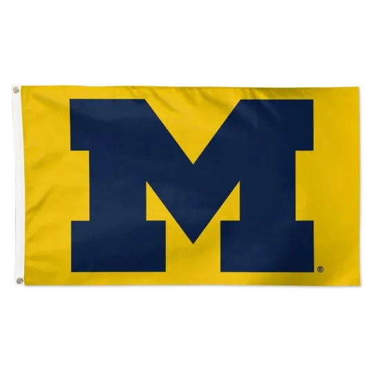 Discover Michigan Wolverines Football College NCAA Flag Banner