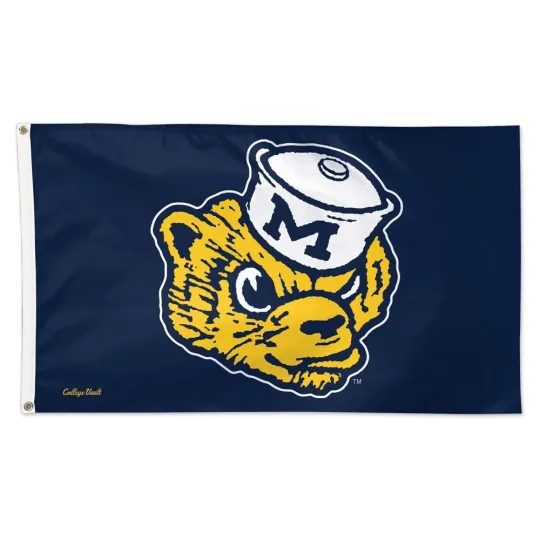 Discover Michigan Wolverines Football College NCAA House Flag