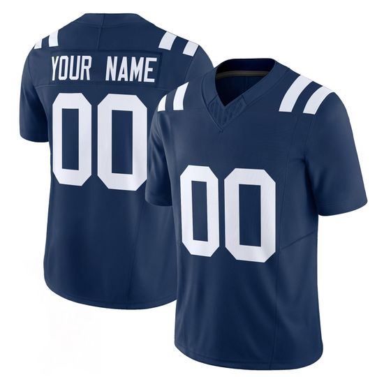 Discover Mississippi Embroidered Full Logo Football Jersey, Personalized Name Number Navy Game Day Jersey, College Fan Gift, Team Spirit Apparel