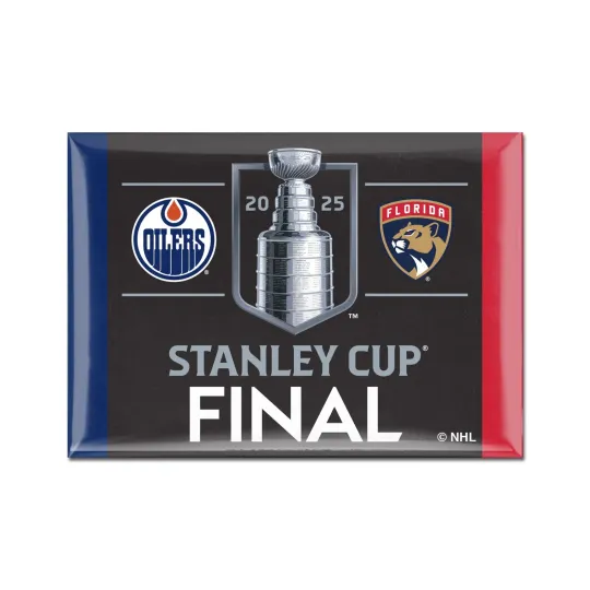 Discover Florida Panthers Edmonton Oilers 2025 NHL Stanley Cup 2.5x3.5 Magnet