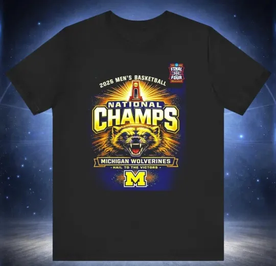 Discover University of Michigan 2026 NCAA Men’s Basketball National Champions Shirt