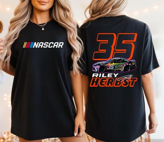 Discover Riley Herbst 2025 NASCAR Sweatshirt, Riley Herbst Shirt, Riley Herbst Sweater, Riley Herbst 35 shirt, NASCAR Shirt Riley Herbst
