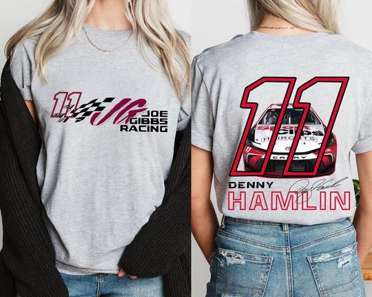 Discover Denny Hamlin NASCAR T-Shirt: Sport Clips Racing Graphic Tee