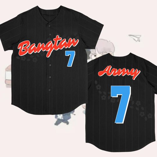 Discover Custom Kpop Baseball Jersey, Unisex Fan Merch,Personalized Army Lovers Jersey, Kpop 2026 World Tour Merch Jersey