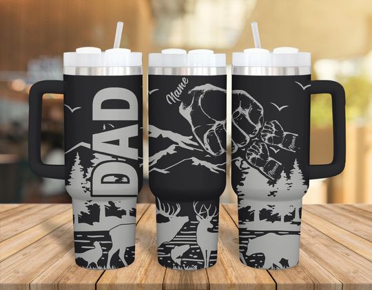Discover Personalized Dad Tumbler 40oz, Fathers Day Gift