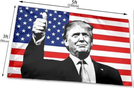 Discover Donald Trump 2024 Flag I Will Be Back Banner MAGA USA Ft House Flag