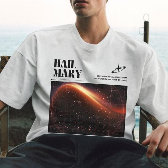 Discover Sci Fi Space T Shirt for Book Lovers, Retro Unisex Graphic Tee Futuristic Theme