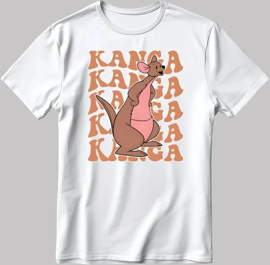 Discover Disney Winnie The Pooh Kanga Roo Funny Text T-Shirt