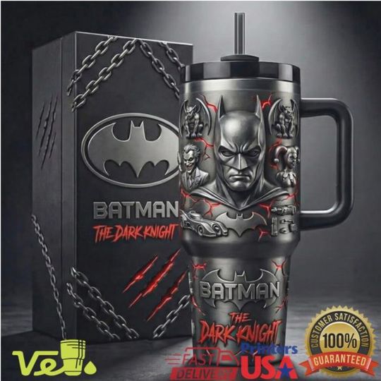 Batman The Dark Knight 40oz Tumbler with Handle