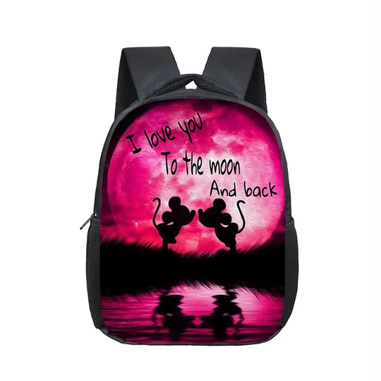 Mickey Minnie Mouse School Bags, Backpack for Girls Boys