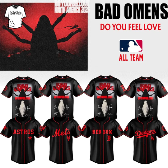 ALL TEAM x Bad Omens Do You Feel Love Tour 2026 Edition Jersey