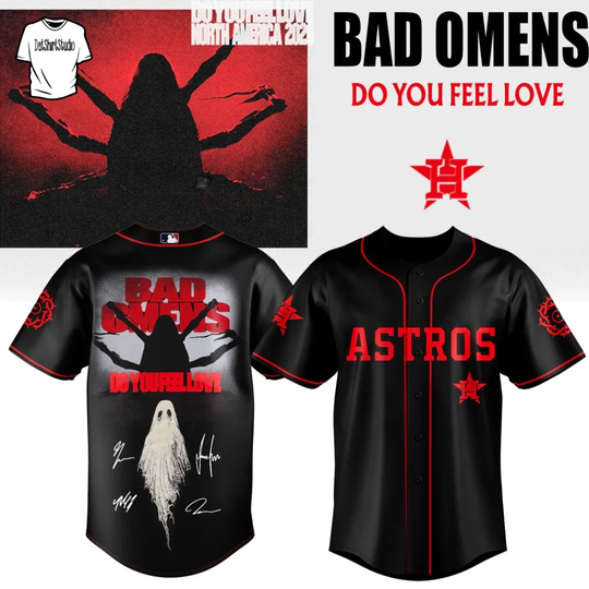 Houston Astros x Bad Omens Do You Feel Love Tour 2026 Edition Jersey