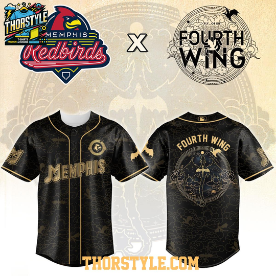 Discover Memphis Redbirds x Fourth Wing Night Minor League 2026 Baseball Jersey
