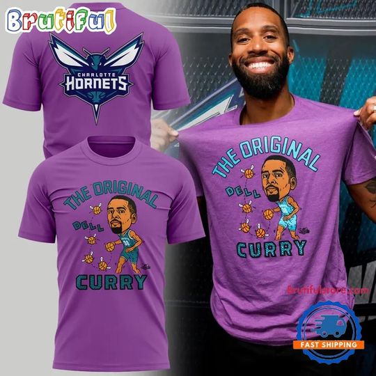 Discover Charlotte Hornets Dell Curry 2026 Graphic T Shirt