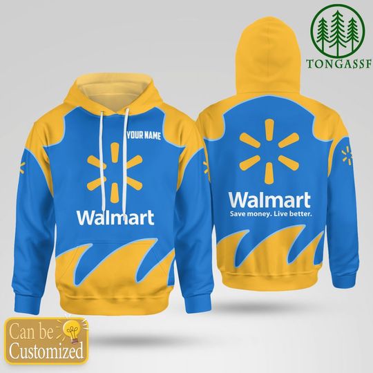 Custom Walmart Logo 3D Hoodie
