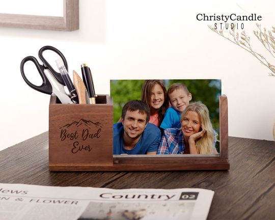 Explore Wooden Pen Holders With Photo Frame