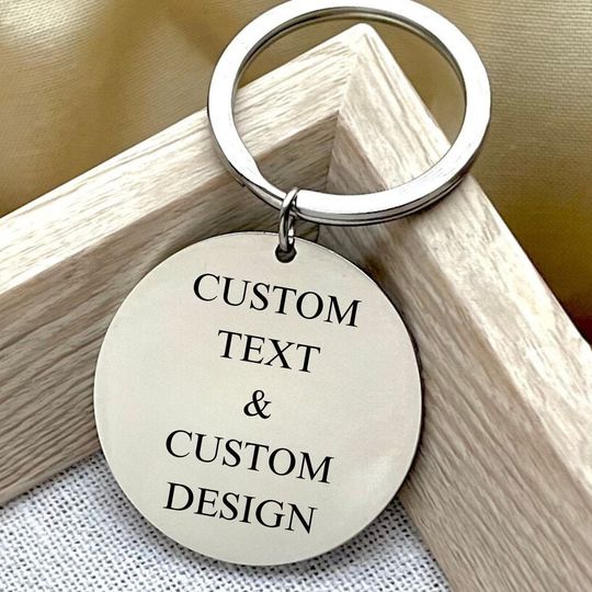 Explore Engraved Stainless Steel Keychains