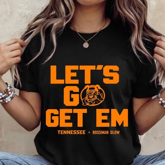 Discover Let's Go Get Em Tennessee Volunteers T-Shirt, Tennessee Volunteers Football Fan Gift, College Football Volunteers Tee