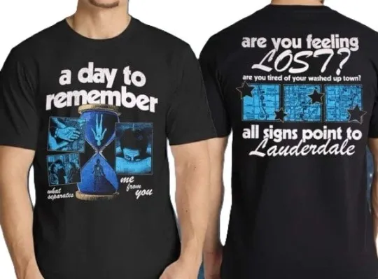 Papa Roach Lauderdale Big Rock Tour 2026 Double Sided T-Shirt