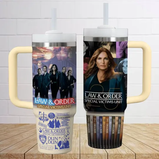 Discover Law And Order 40oz Tumbler Svu Movie Insulated Series