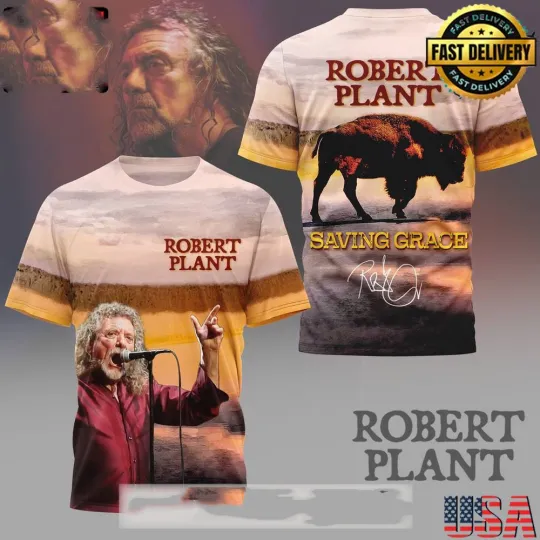 Robert Plant Saving Grace 3D T-Shirt