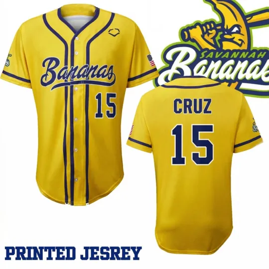 New Savannah Bananas #15 2026 Gift For Fans S-6XL 3D T-shirt SS3448