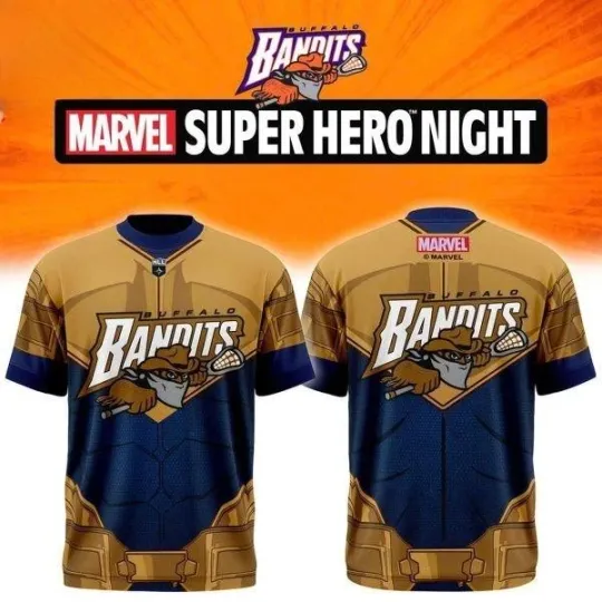 Discover Bandits Marvel Superhero 3D T-Shirt Thanos Power Night 2026