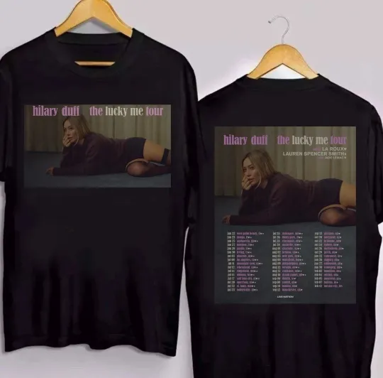 Hilary Duff The Lucky Me Tour 2026 Concert Unisex T-Shirt