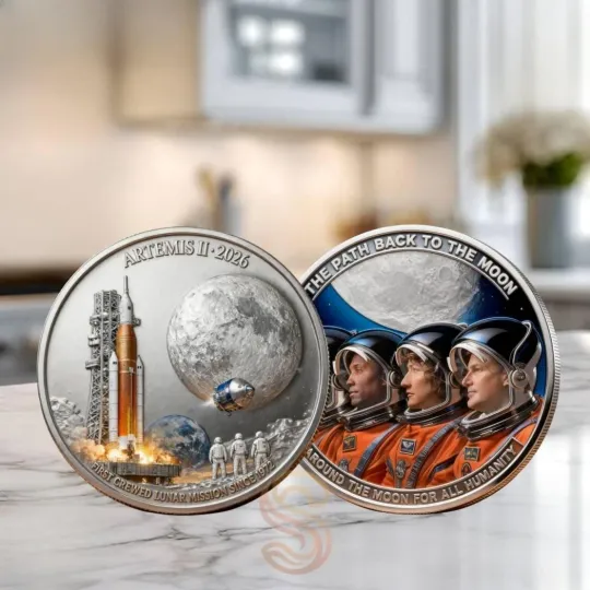Discover Artemis II 2026 First Crewed Lunar Mission Since 1972 Coin