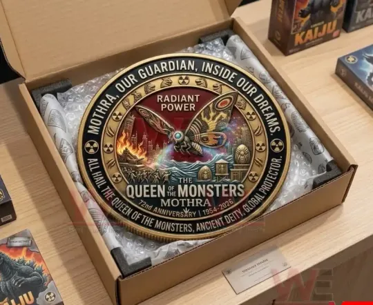 Mothra - Queen of The Monster 72th Anniversary Coin Gift